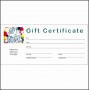 6  Birthday Gift Certificate