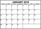 9  Blank Calendar Template Excel 2018