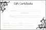 8  Blank Gift Certificates Templates