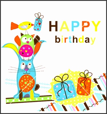 Downloadable Birthday Cards Blank Greeting Card Template Free Vector Download Free Templates