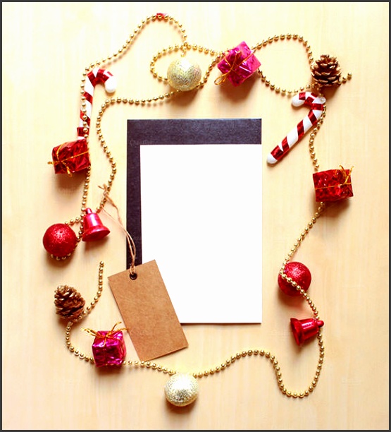Blank Greeting Card and Christmas Template Download