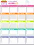 10  Blank Grocery List Templates