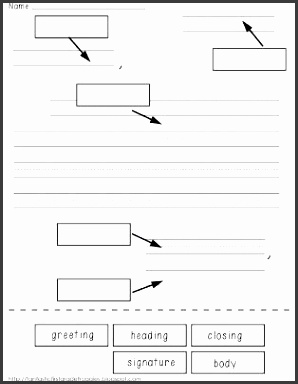 blank letter template Best Friendly Letter Ideas Letter Writing