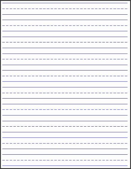 Free Printable Lined Writing Paper Blank Lined Paper Handwriting Practice Worksheet Student Handouts Whether Its Printable Paper If Its Lined
