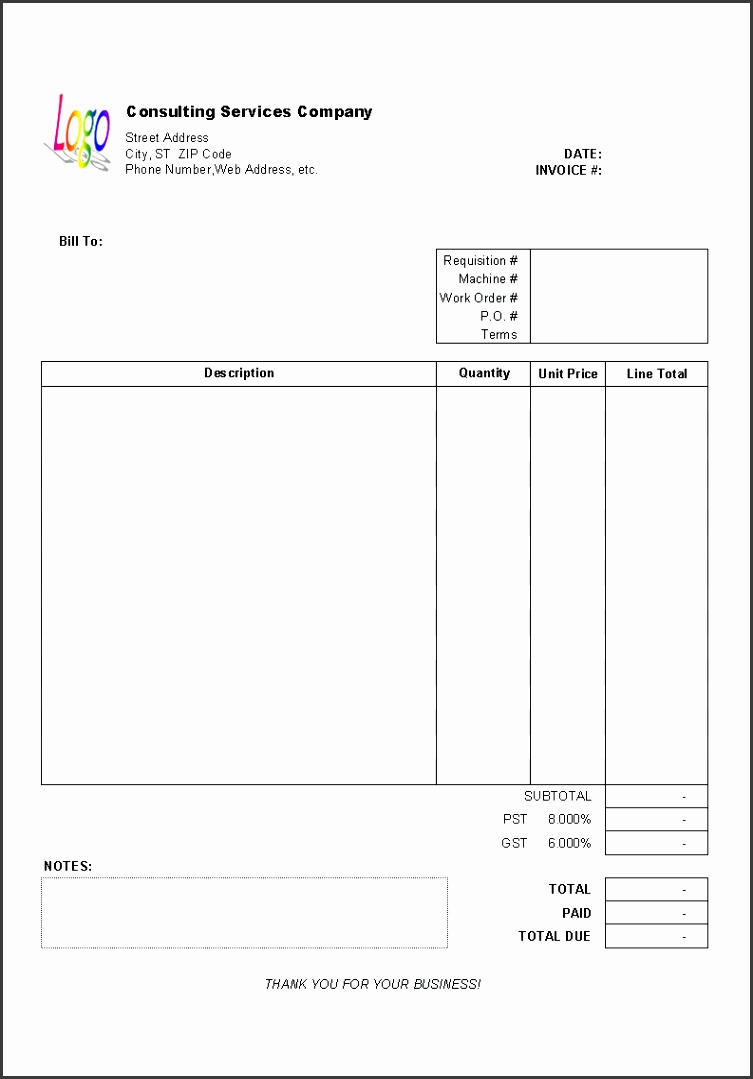 Invoice Excel Based Consulting Template Manager Print Free Word Uk