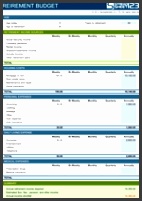Retirement Bud Planner