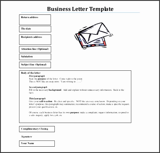 PDF Format Free Download Business Letter Template
