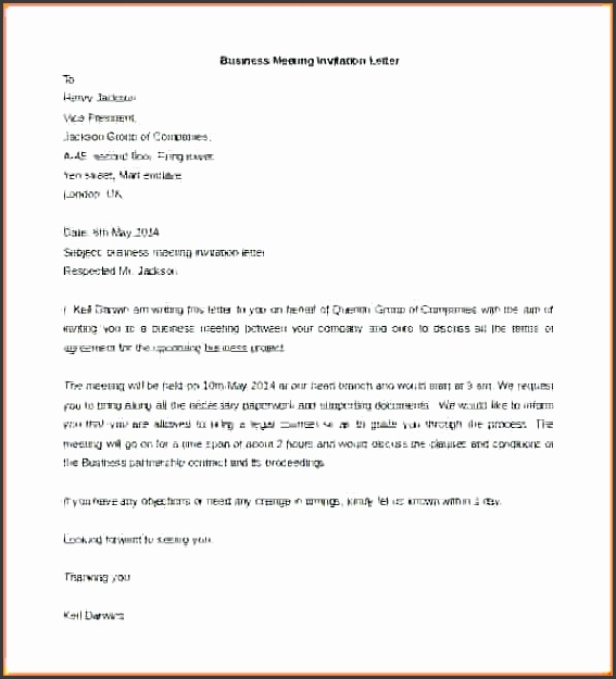 business letter template business meeting invitation letter template word business letter template word