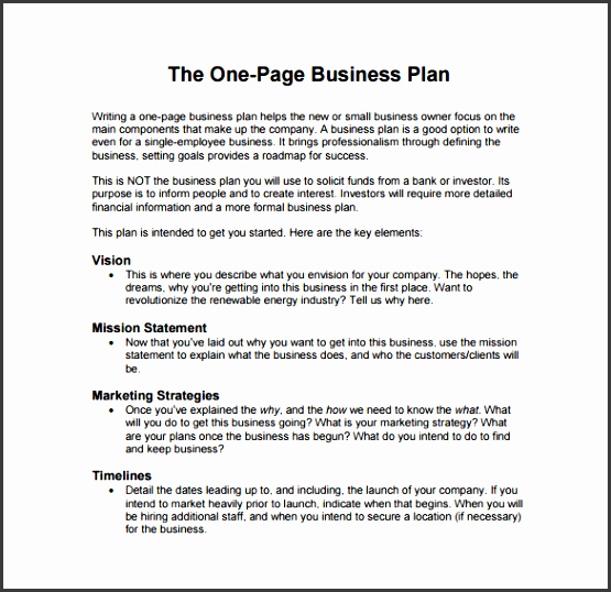 Business Plan Template Free Download 9 Business Plan Templates Free Sample Example Format Download Download