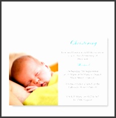 Boy Christening Invitation