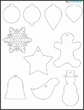 Printable Ornament Templates Printable Template 2017 Throughout
