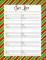 7  Christmas Present List Template
