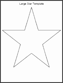 Printable Star Template and many others from bingo cards to weekly schedules