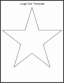 Printable Star Template and many others from bingo cards to weekly schedules