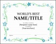 5  Citizenship Award Template