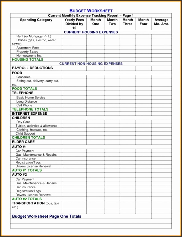 Spreadsheet Templates 3 Home Construction Bud Excel House Gantt Chart Furnace Blower Motor Wiring Diagram 970