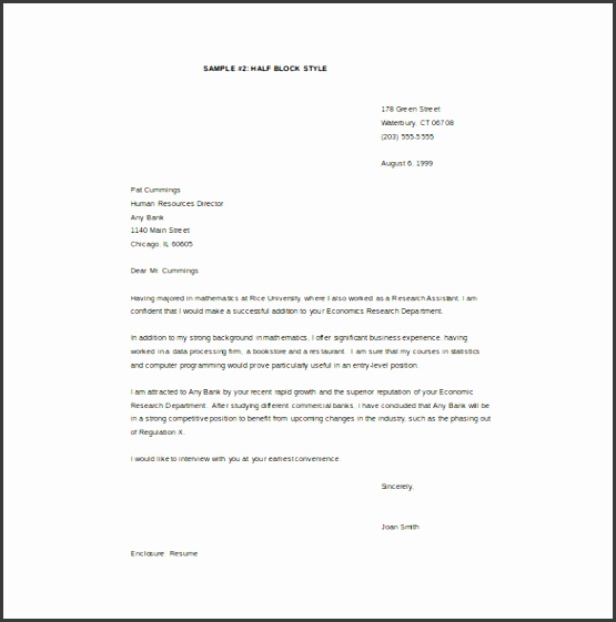 Email Cover Letter Word Template Free Download