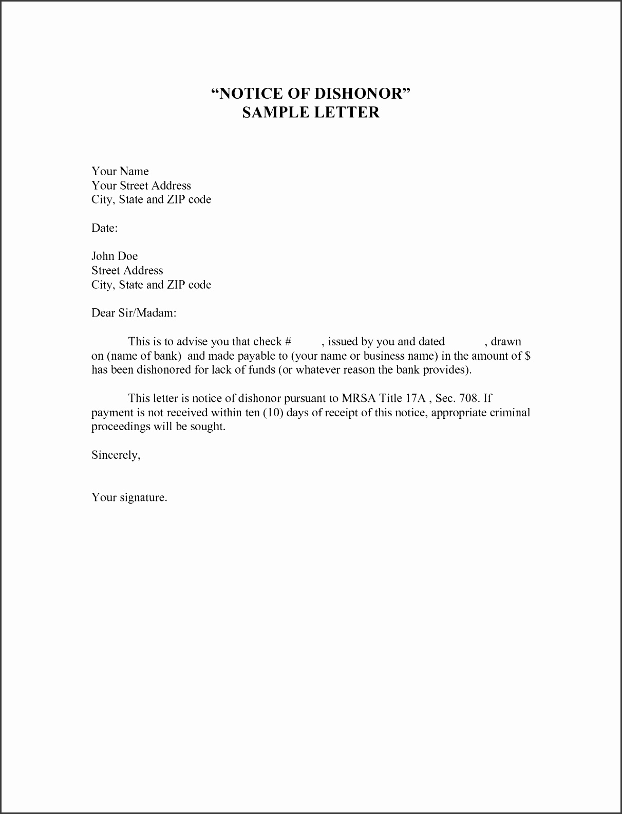 10 Demotion Letter Template SampleTemplatess SampleTemplatess