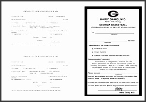 A doctors note template