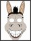 7  Donkey Face Mask Template