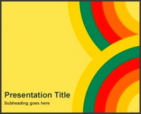 Color Wallpaper PowerPoint Template · Download Abstract