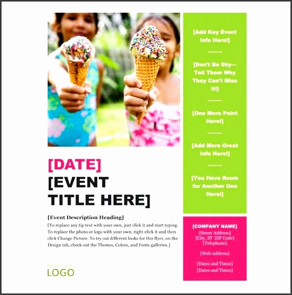 Report Template Event Flyer Brochure