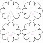 8  Flower Template Printable Stencil