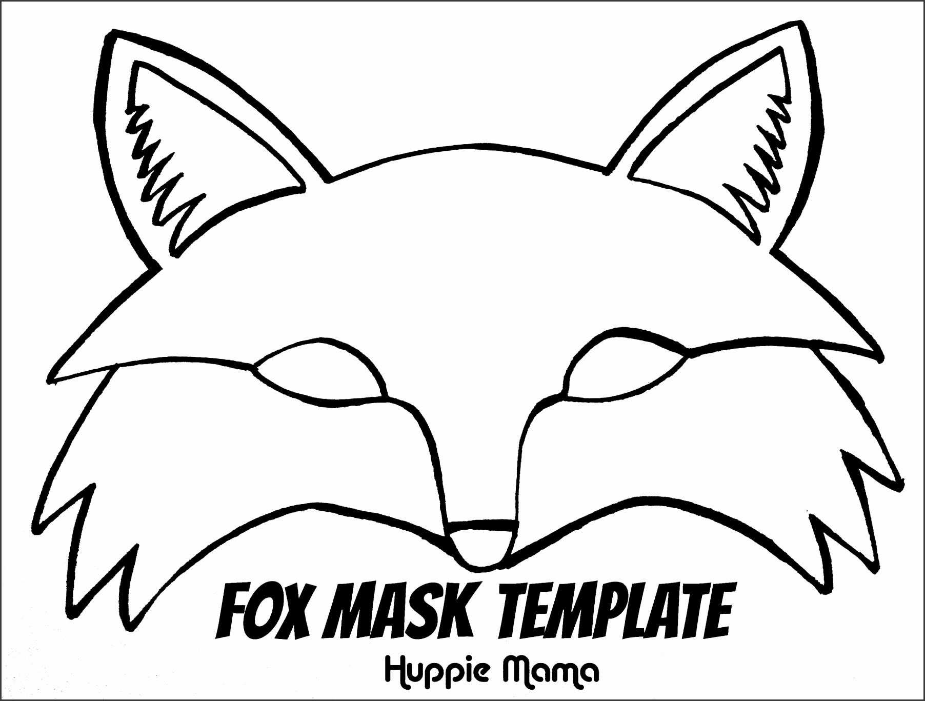 1899x1424 Printable Animal Masks Templates Free Sample Templates