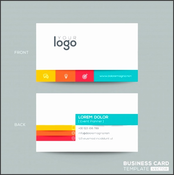 Polygonal business card with 3d effect