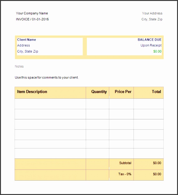 free invoice 8