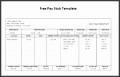 9  Free Payroll Stub Template