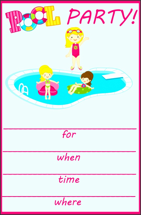 pool birthday party invitations templates free pool party birthday z3nhO Pool Birthday Party Invitations Templates Free Pool Party Birthday Invitation Templates Free Ideas