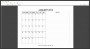 5  Free Printable Calendar Template for Mac