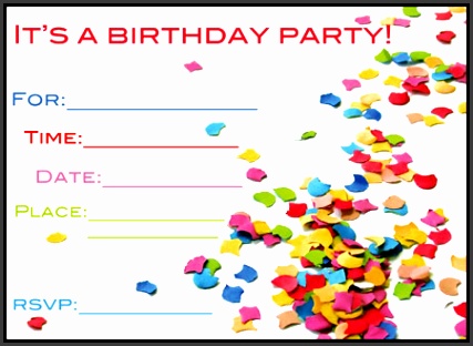 Free Birthday Card Invitation Templates Birthday Invite Cards Free Printable Printable Cards Template