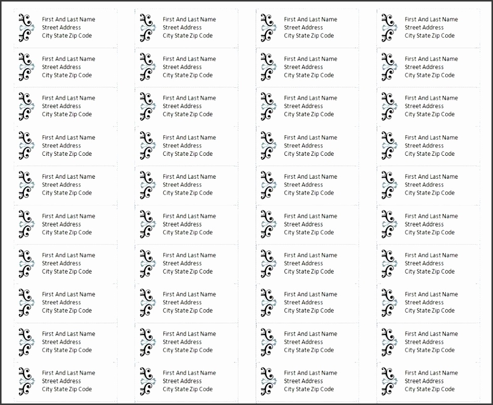 Free Mailing Label Template For Word Templatesanklinfire pertaining to Free Return