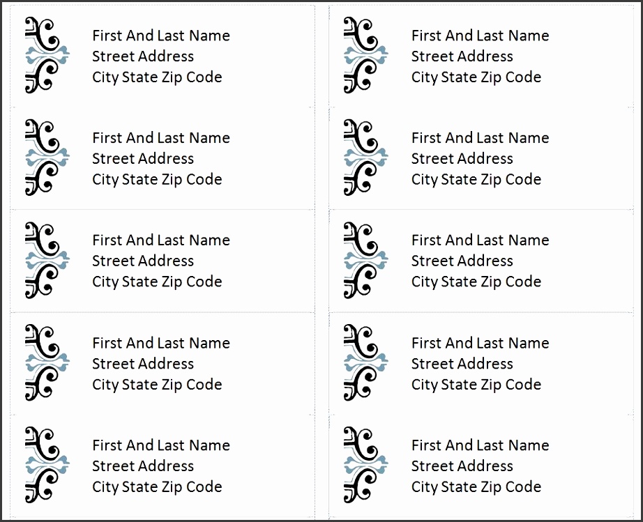 Free Avery Label Template 5162