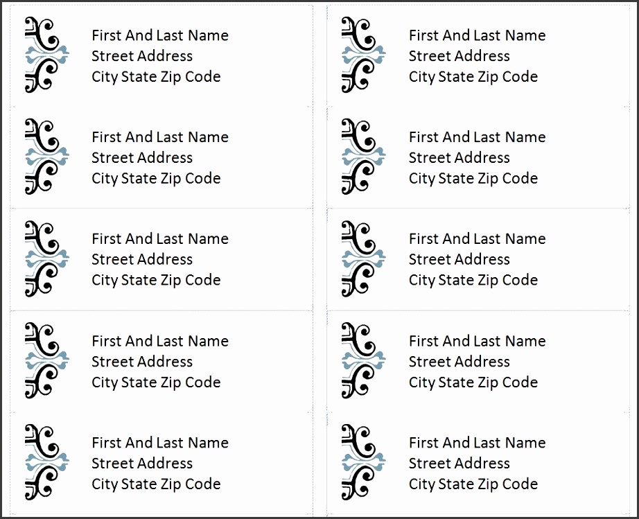 7 Free Return Address Label Template - SampleTemplatess - SampleTemplatess