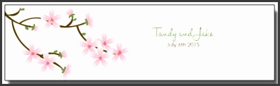 Printable Water Bottle Labels apple blossom wedding water bottle