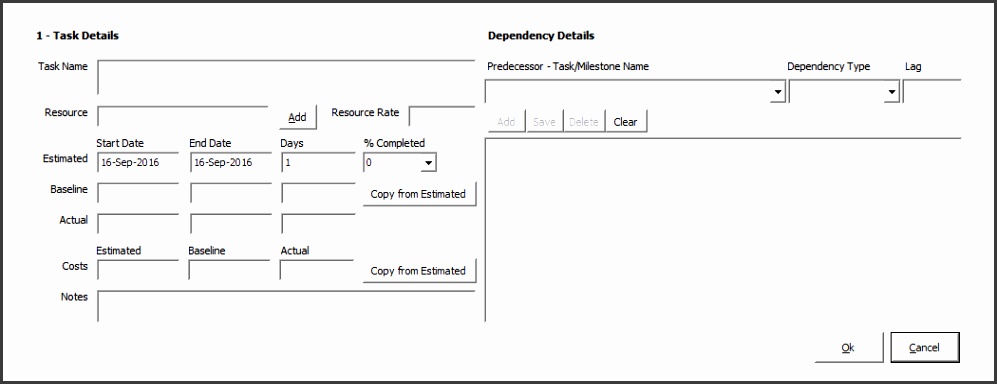 Gantt Excel Free Gantt Chart Excel Template Download Now dal Gantt Chart Task Form