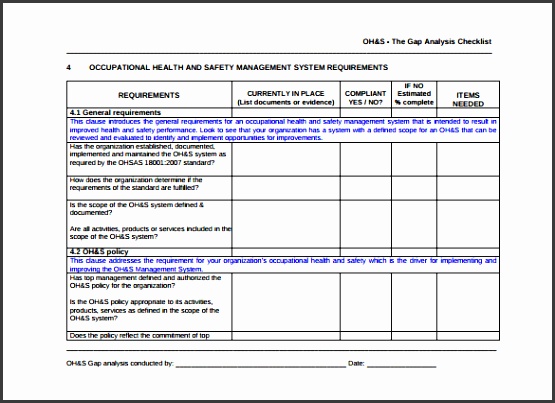 Safety Management System GAP Analysis Tool PDF Download