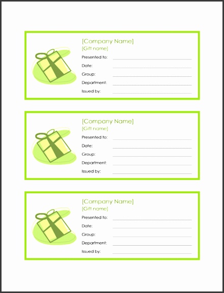 Employee t certificates 3 per page