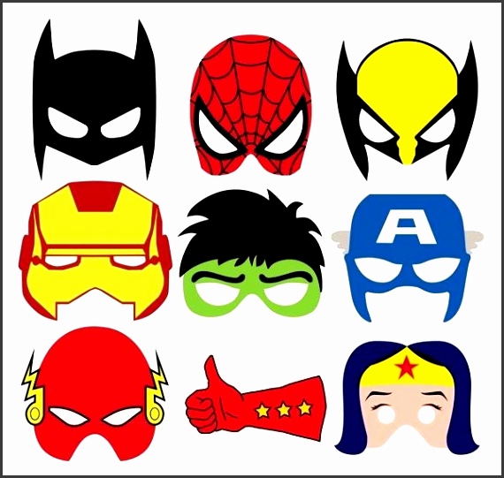 There s also some ic style sound effects to go along with these masks Just head to Behance for the print out templates