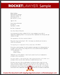Sample Employment fer Letter