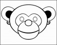 7  Kids Monkey Mask Templates