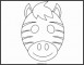 5  Lion Mask Template for Children