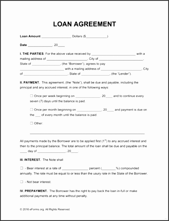 33 Loan agreement template primary Loan Agreement Template Famous Depiction 791 Templates Word Eforms Fillable Forms