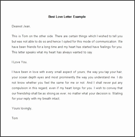 52 Love Letter Templates – Free Sample Example Format Download for Passionate Love Letters