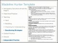 7  Madeline Hunter Lesson Plan Template