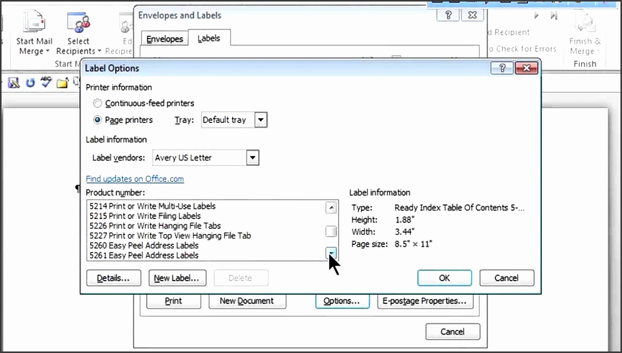 How to Save Label Templates on Microsoft fice Word MS Word Skills