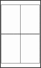 OL959 4" x 6" Blank Label Template for Microsoft Word